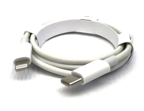 Type C to iPhone Data & Charging Cable White L:1m